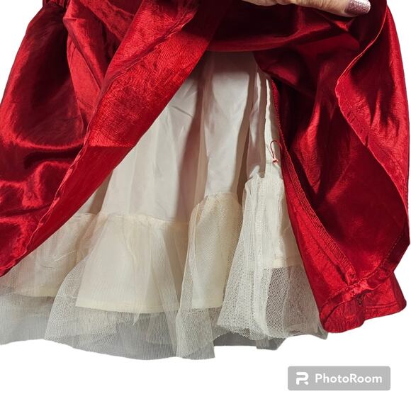 Disney Store Little Girl's Red Holiday Skirt NWT Size M 7/8 - Picture 4 of 9